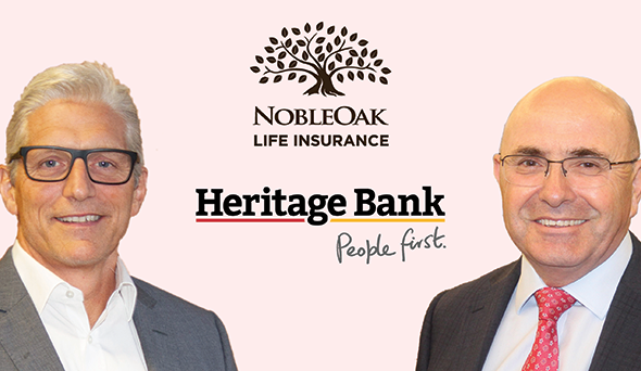 NobleOak Life partners with Heritage Bank to provide outstanding life insurance solutions