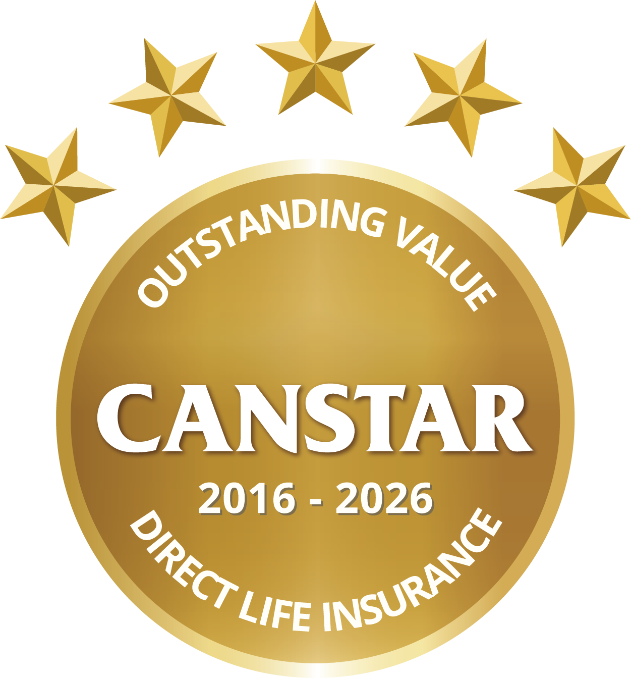 Canstar 2016 - 2026 - Direct Life Insurance - Outstanding Value OL