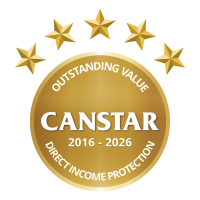 CANSTAR 2016-2026 - Outstanding Value - Direct Income Protection - web